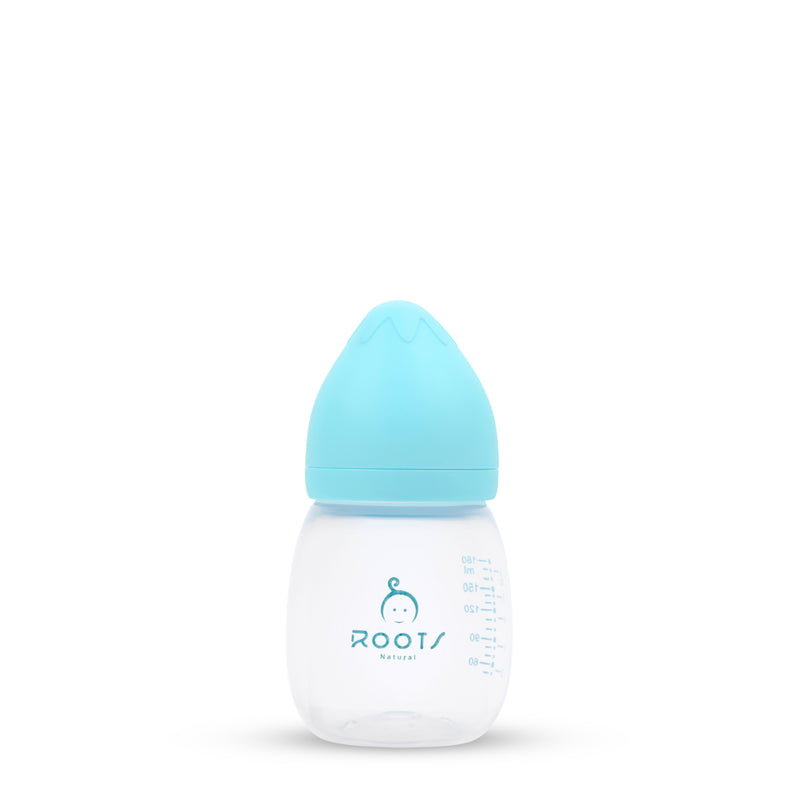 J1012 Palm Blue | Wide Neck Medium Nipple | 180ml/6oz