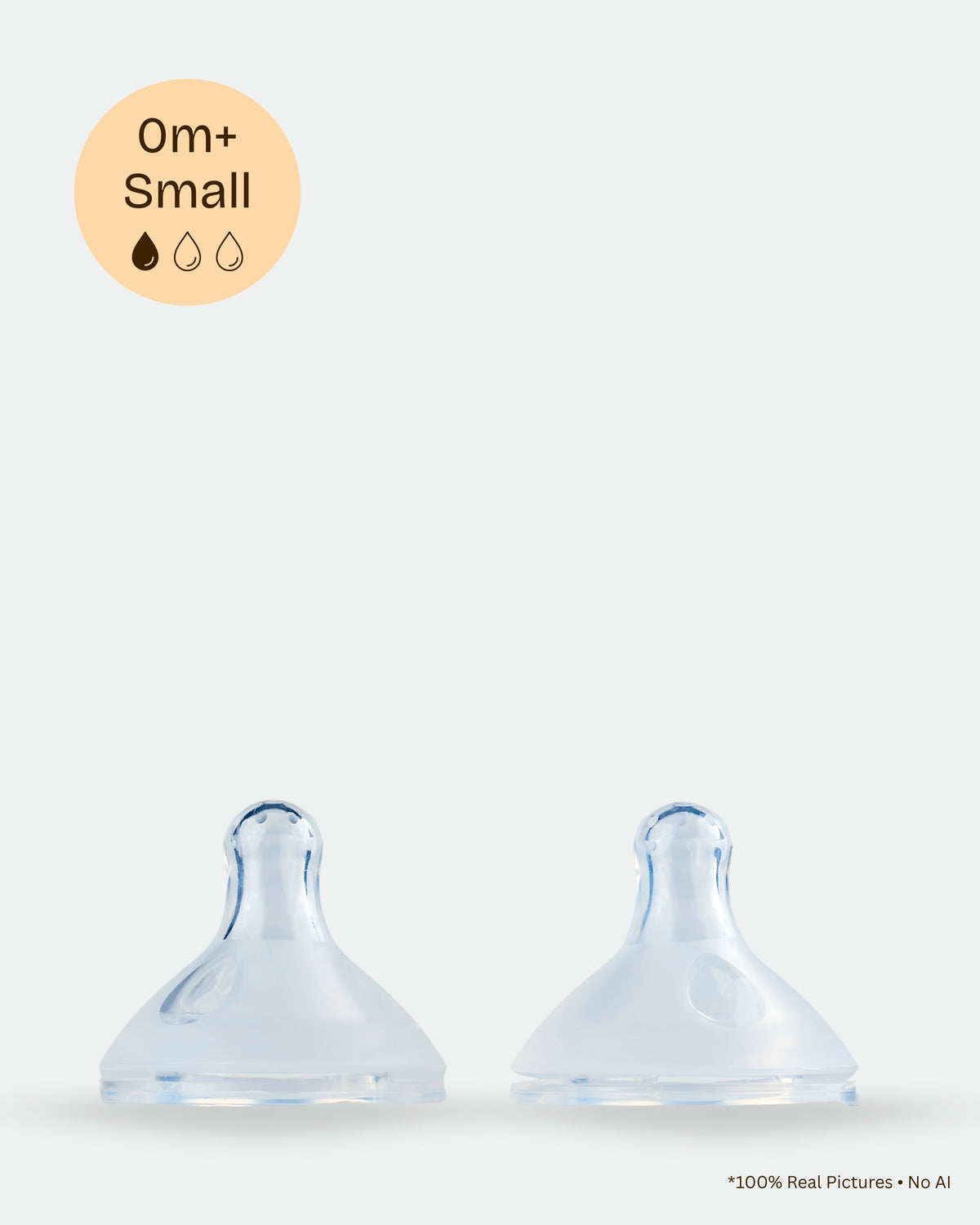 M00 Premium Nipple | 2 Pieces Box | Small 0M+