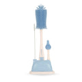 P1025 Blue | Silicone Cleaning Brush Set With Stand | 3 in 1
