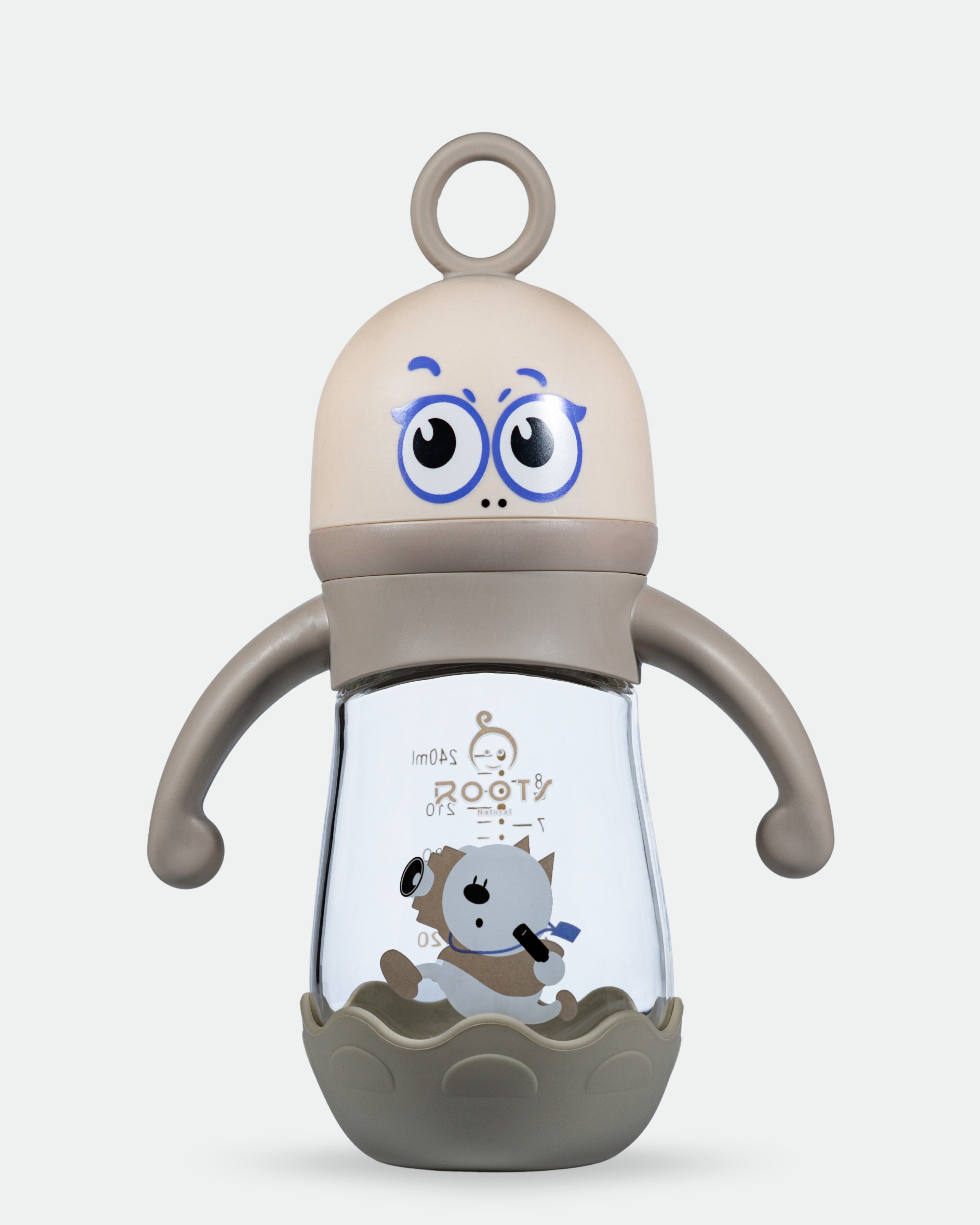 M05 Glass Wide-Neck - 240ml - Chocolate - Ring - Large