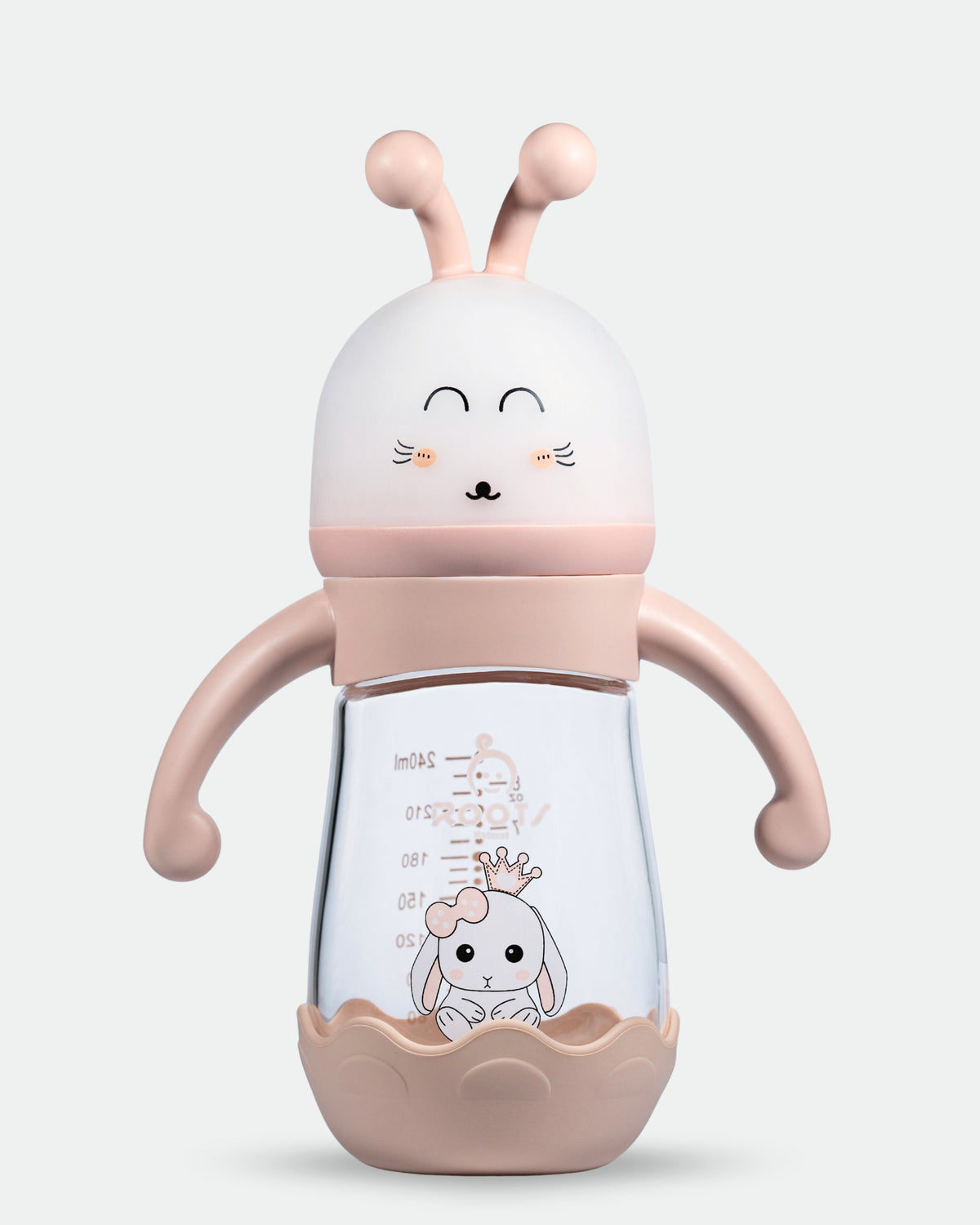 M05 Glass Pink Alien | Wide Neck Large Nipple | 240ml/8oz