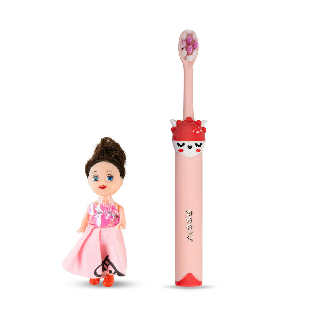 EP006 Doll Toy Kids Toothbrush | Baby Pink