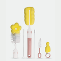 P1024 6-in-1 Bottle Cleaning Brush Set - Pink
