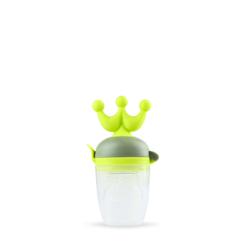 F0007 Green | Food Feeder With Cap