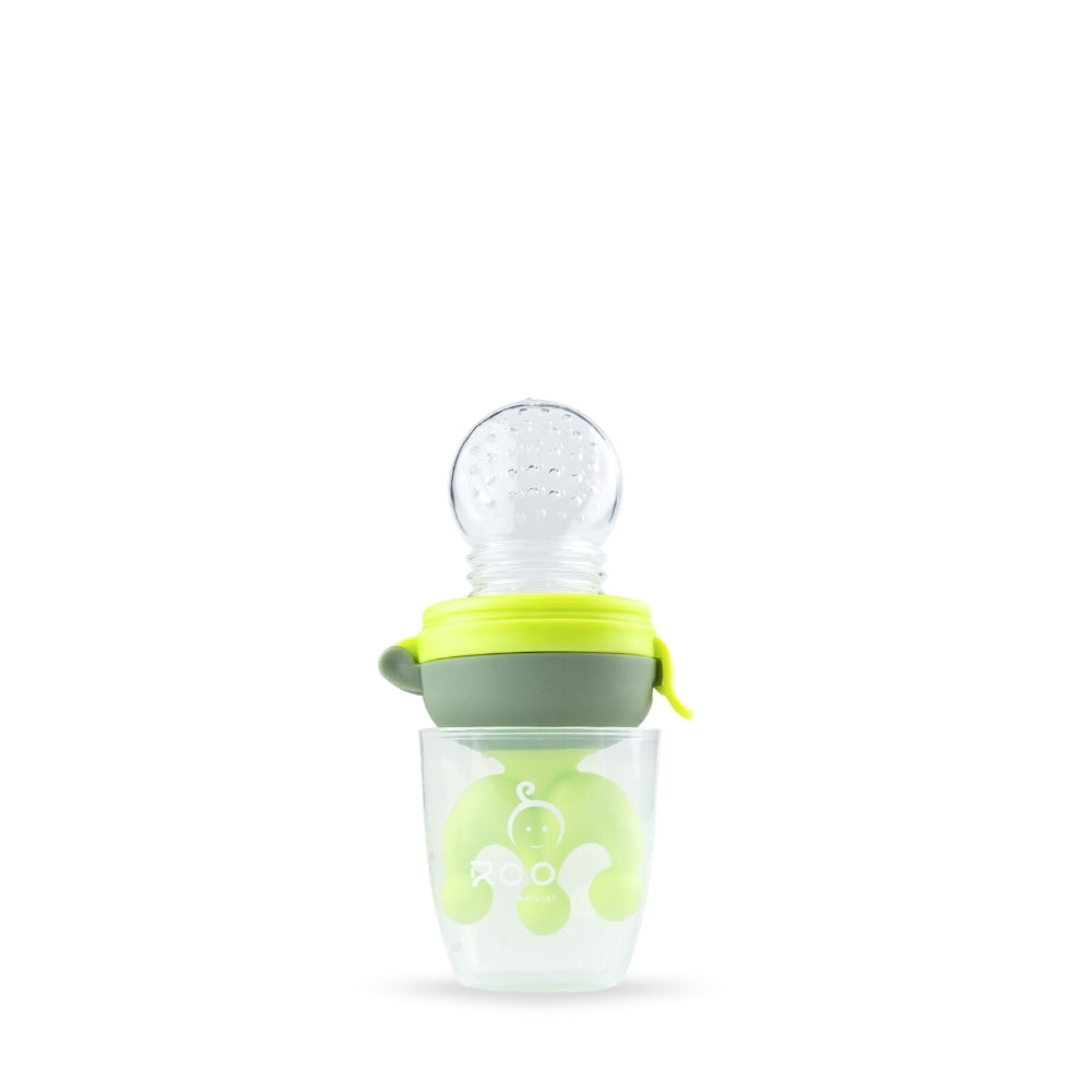 F0007 Green | Food Feeder With Cap