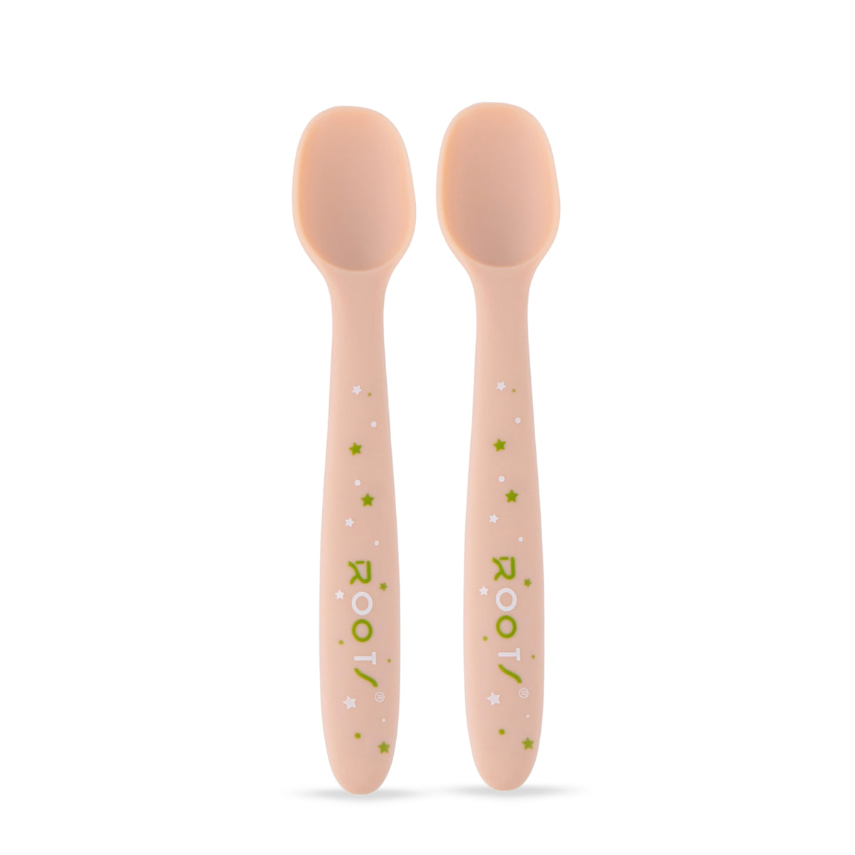 F0008 Pink | Silicone Spoon - Roots Natural