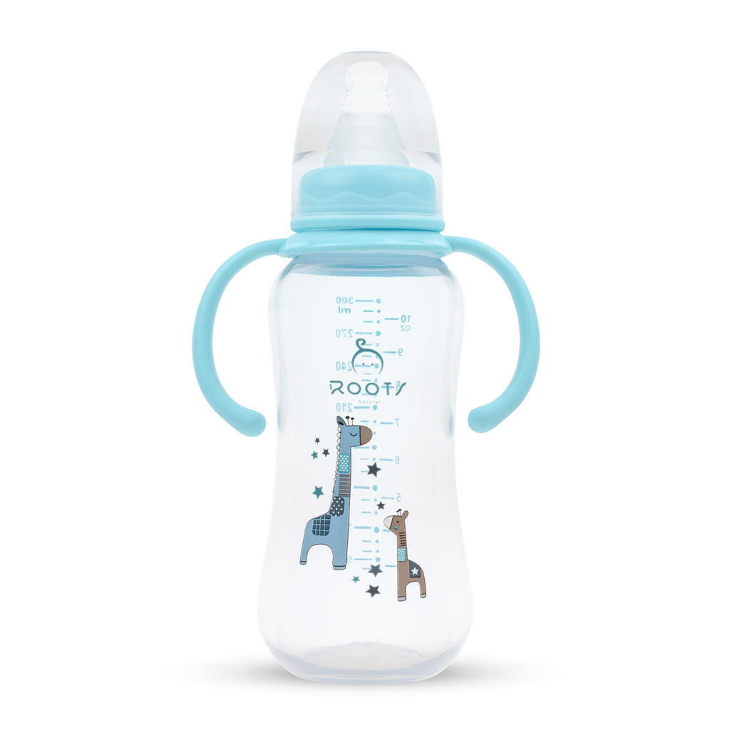 J1006 Blue | Normal Neck Large Nipple | 300ml/10oz - Roots Natural
