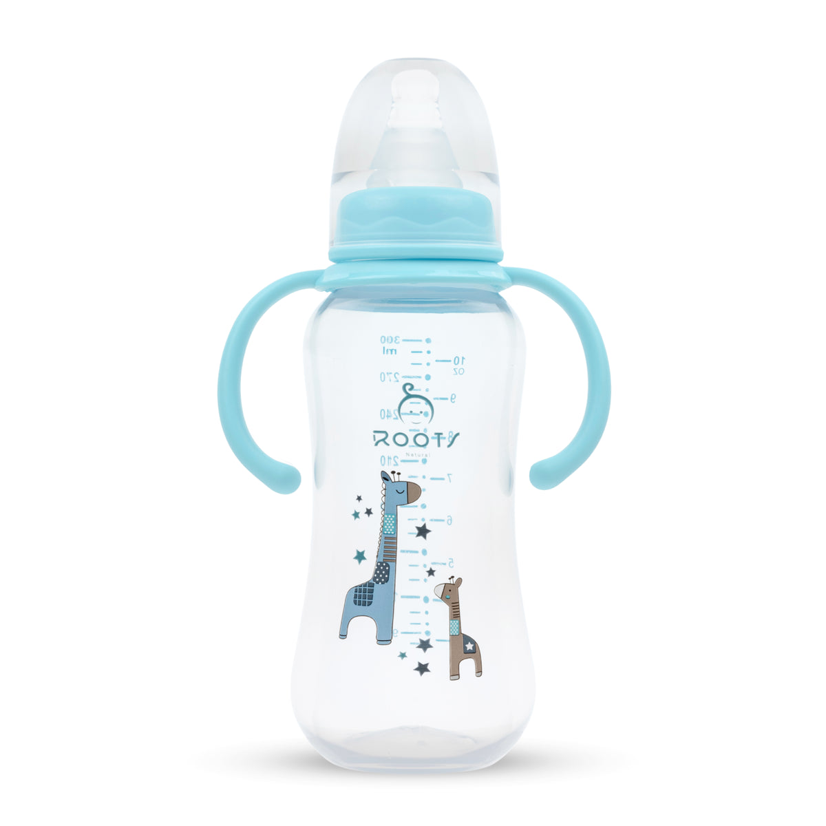 J1006 Blue | Normal Neck Large Nipple | 300ml/10oz - Roots Natural