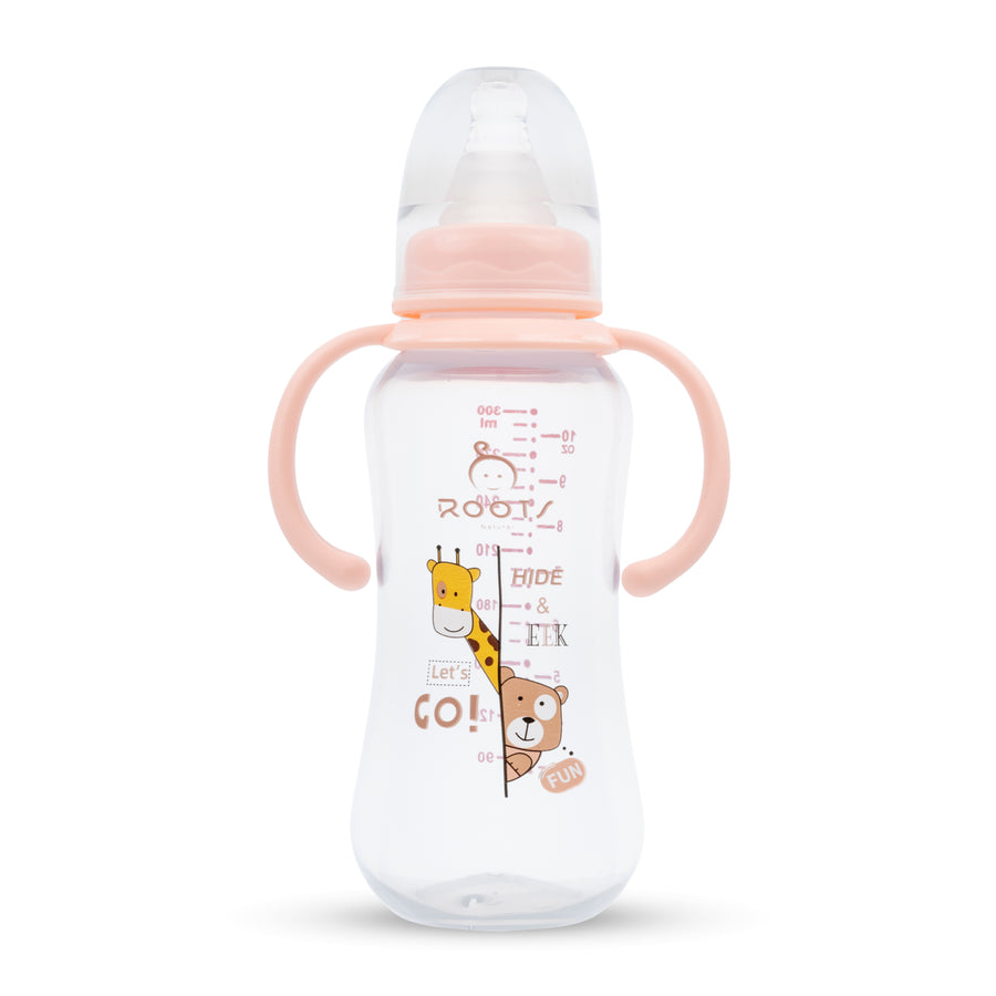 J1006 Pink | Normal Neck Large Nipple | 300ml/10oz - Roots Natural