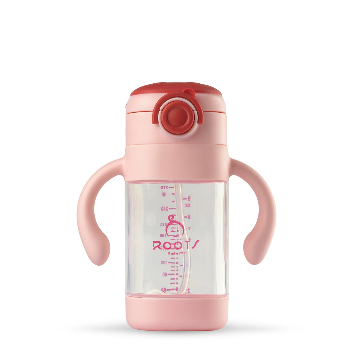 J1007 Pink |  Straw Training Cup | 300ml\9oz