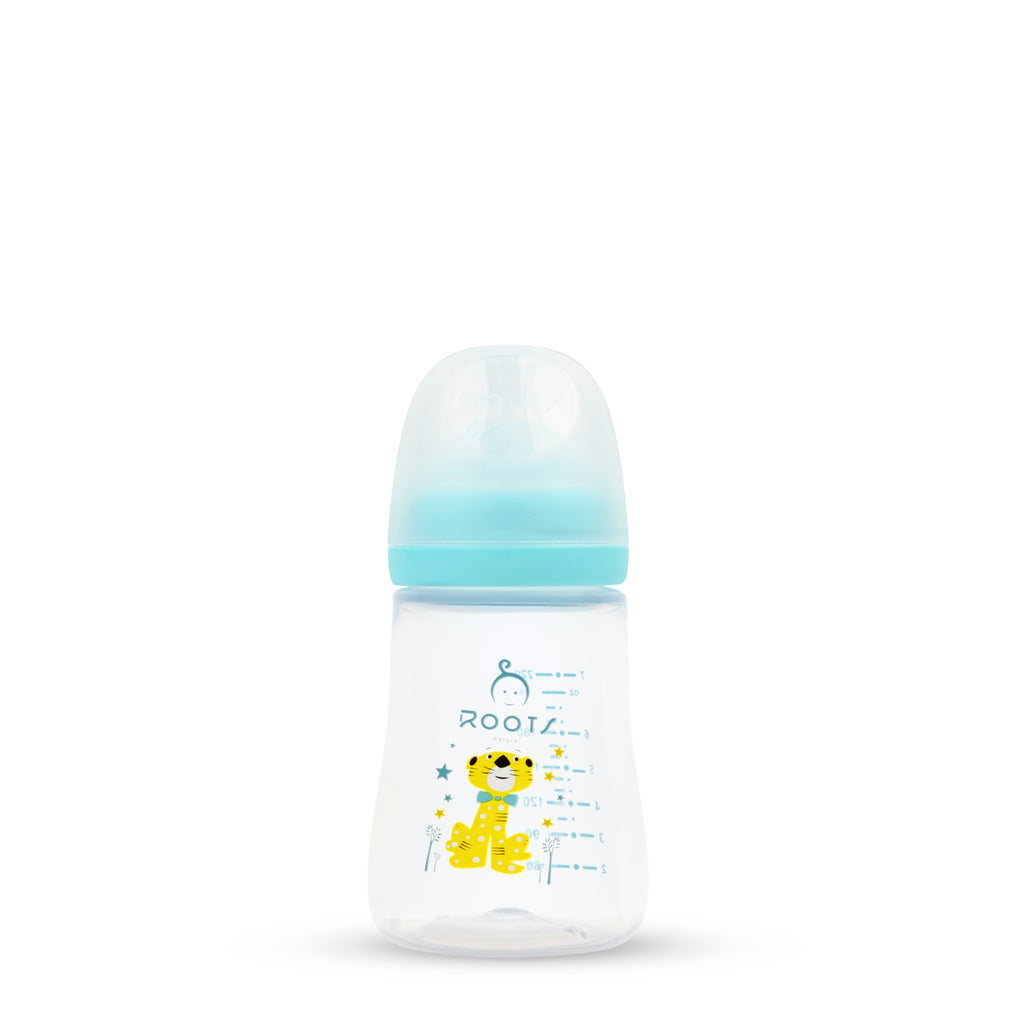 J1012 Tiger Blue | Wide Neck Medium Nipple | 220ml\7oz - Roots Natural