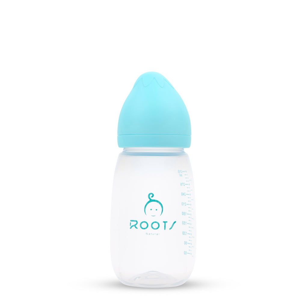 J1013 Palm Blue | Wide Neck Large Nipple | 310ml/10oz - Roots Natural