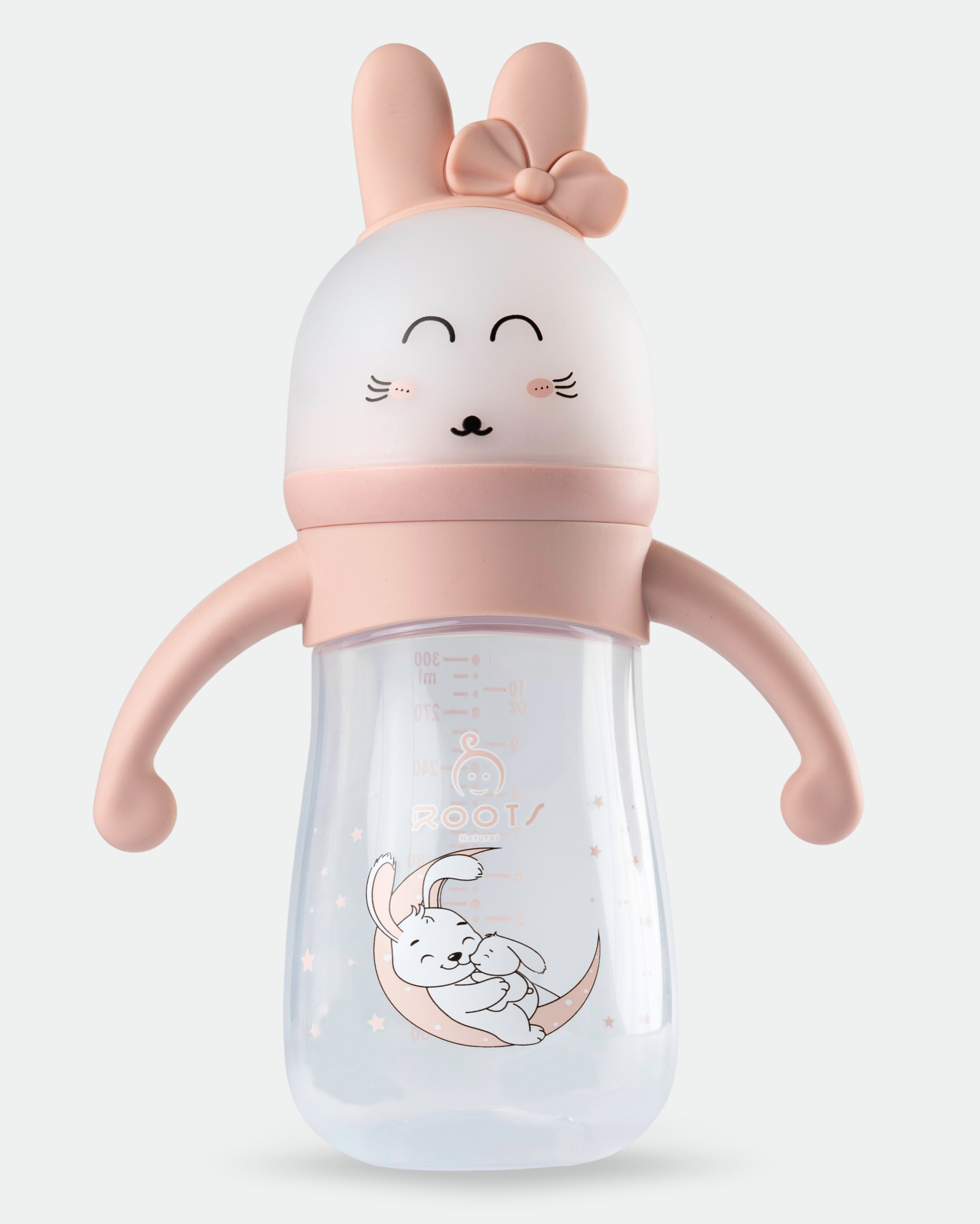 M03 Soft Handle Wide-Neck - 300ml - Pink - Bow