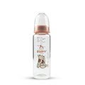 M07 Coral Pink Glass |  Normal Neck Baby Feeder 240ml/80z