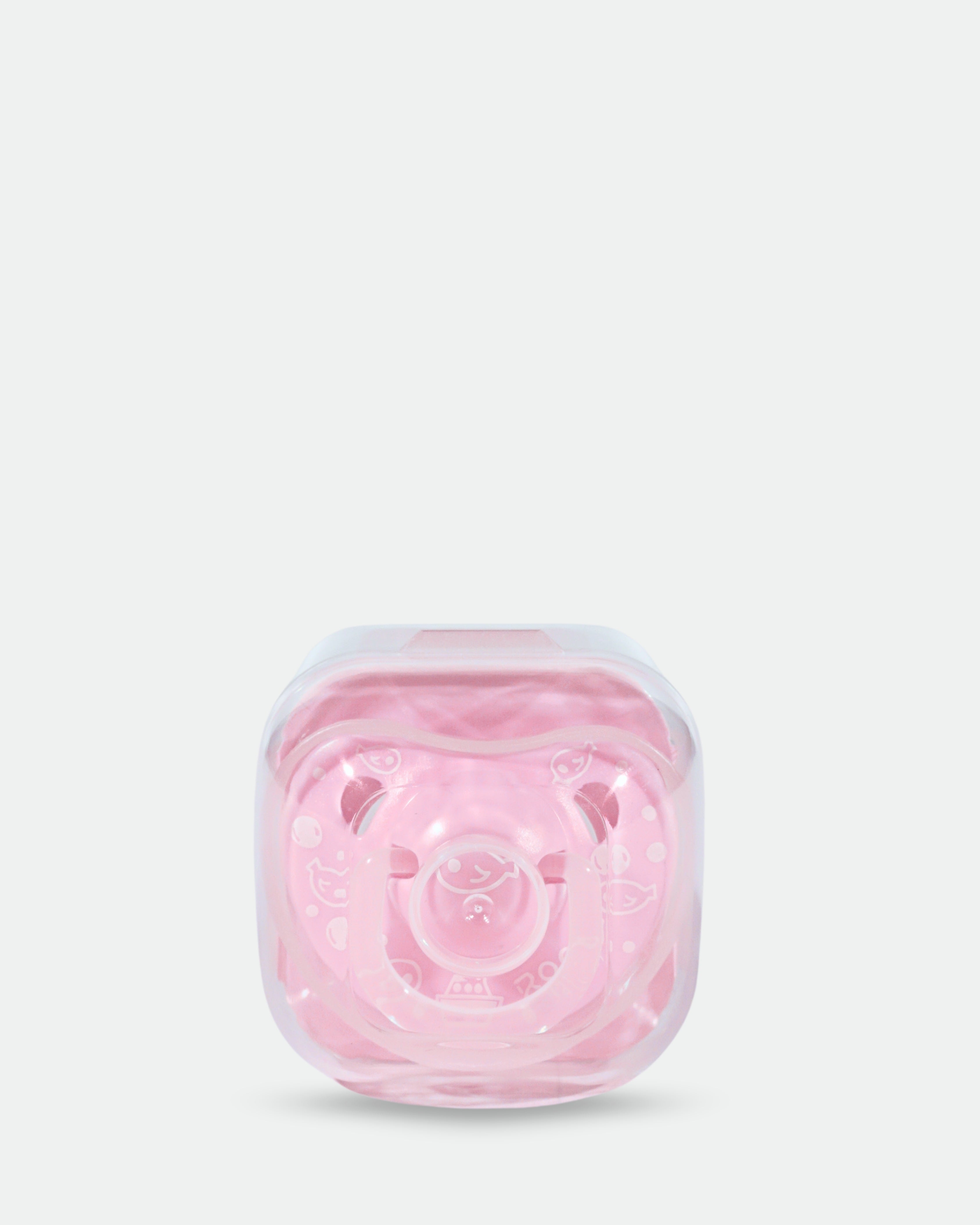 T0004 Pacifier - Girl - Pink - 0-6m