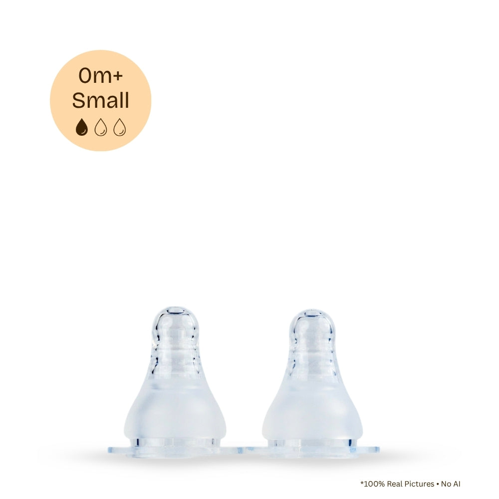 W001 Normal Neck Nipple | 2 Pieces Box |  Small 0M+