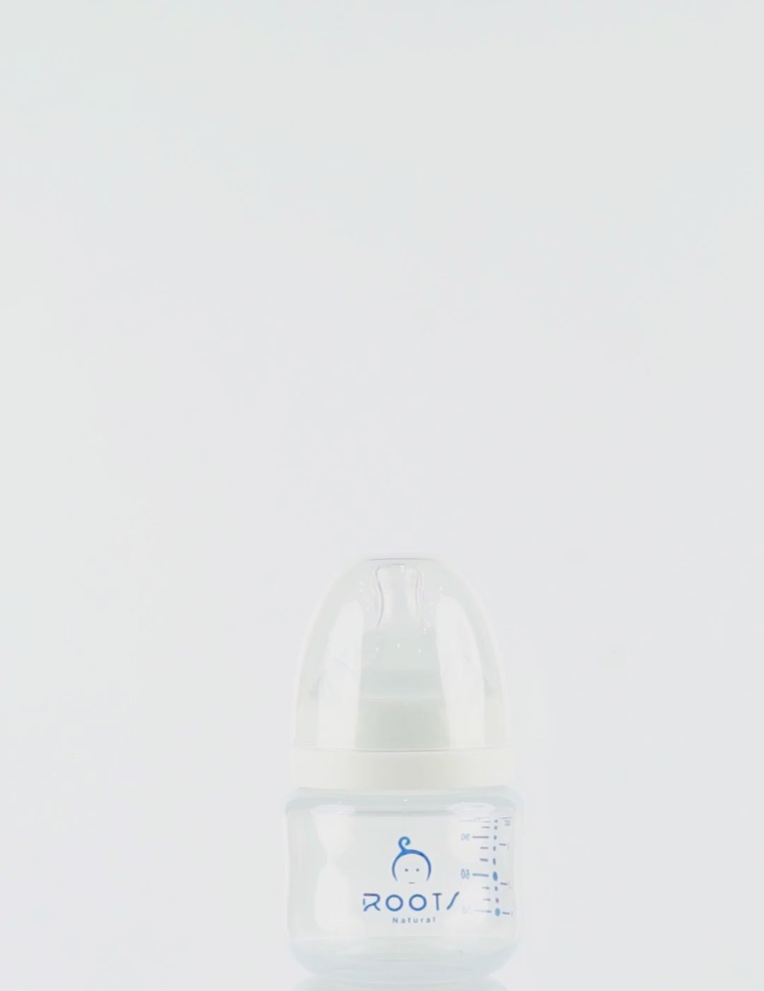 M01 White | Wide Neck Small Nipple | 120ml/4oz