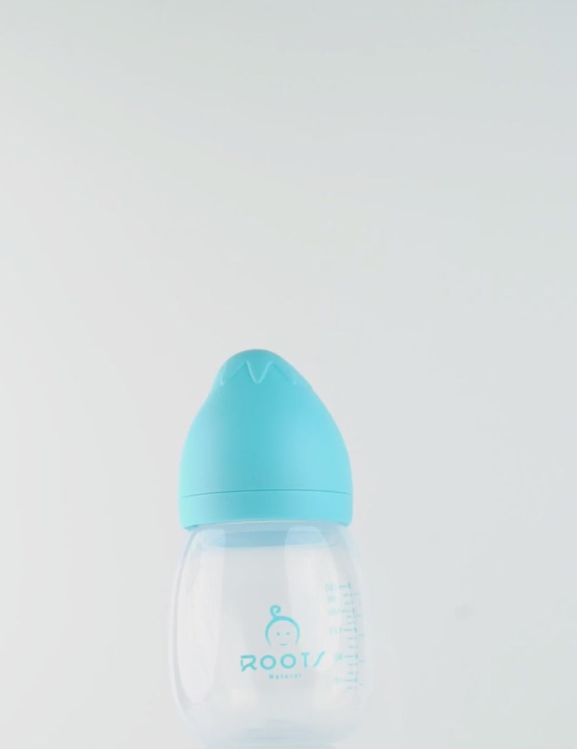 J1012 Palm Blue | Wide Neck Medium Nipple | 180ml/6oz
