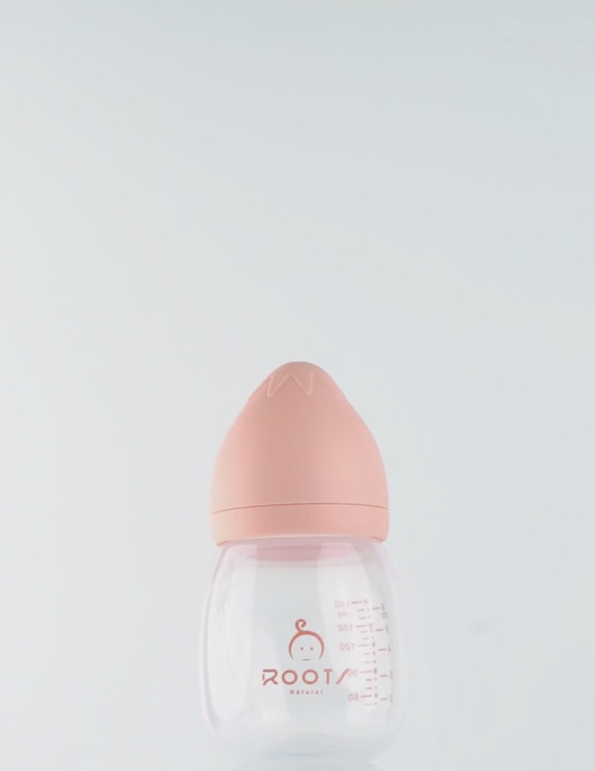 J1012 Palm Pink | Wide Neck Medium Nipple | 180ml/6oz