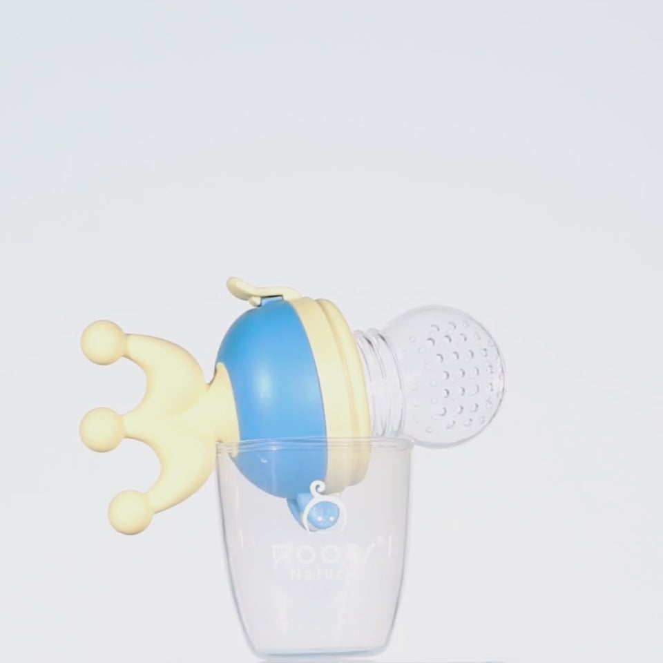 F0007 Blue | Food Feeder With Cap