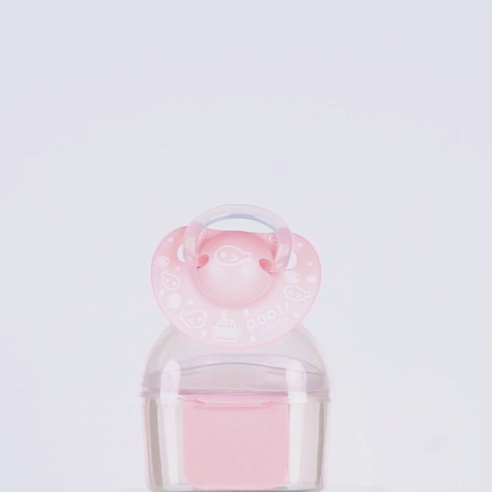 T0004 Pacifier Pink | 0-6m