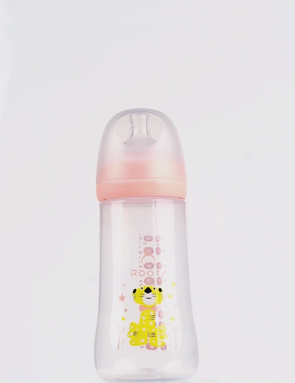 J1013 Tiger Pink | Wide Neck Large Nipple | 300ml/10oz