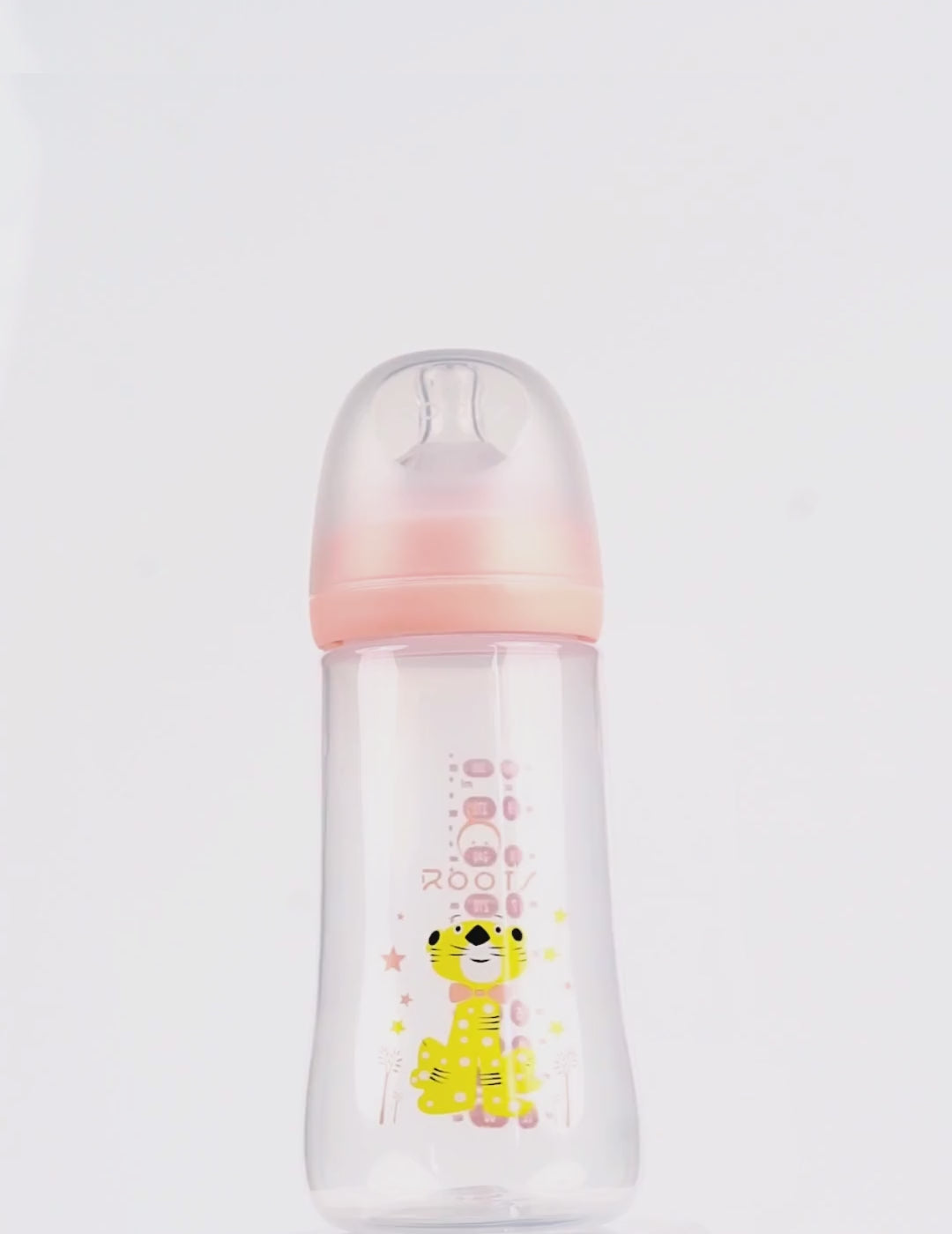 J1013 Tiger Pink | Wide Neck Large Nipple | 300ml/10oz